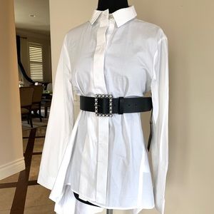 Rachel Zoe High Low Button Down Shirt